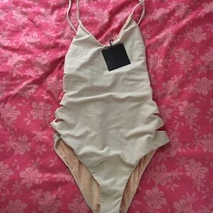 Acacia Swimwear Ivory Strappy One Piece